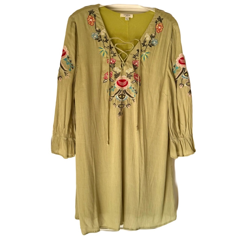 Muted lime Green UMGEE Tunic